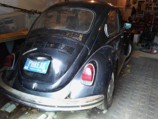 1972 Black Volkswagen Beetle - Classic