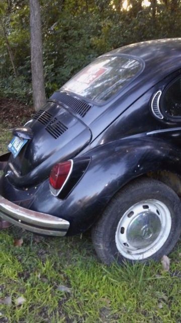 1972 Black Volkswagen Beetle - Classic