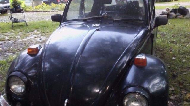 1972 Black Volkswagen Beetle - Classic