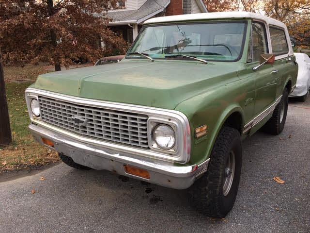 1972 Green Chevrolet Blazer