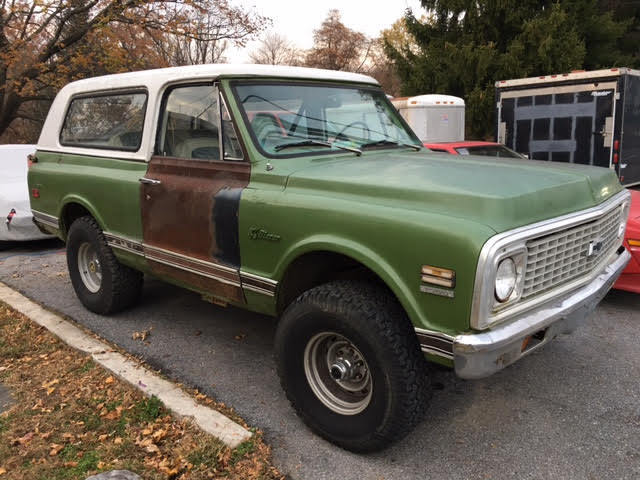 1972 Green Chevrolet Blazer