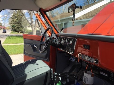 1972 Orange Chevrolet Blazer