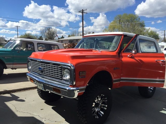 1972 Orange Chevrolet Blazer