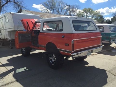 1972 Orange Chevrolet Blazer