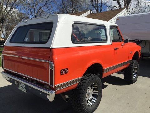 1972 Orange Chevrolet Blazer