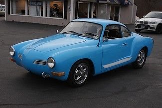 1972 Blue Volkswagen Karmann Ghia Coupe