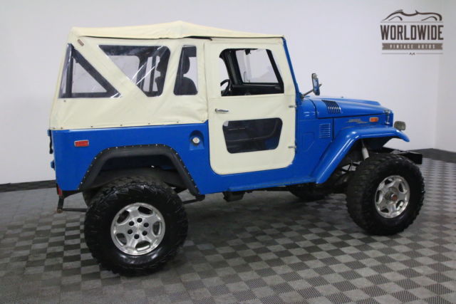 1972 Blue Toyota Land Cruiser