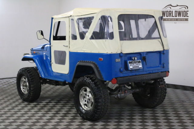 1972 Blue Toyota Land Cruiser