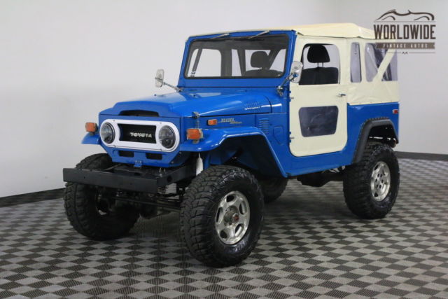 1972 Blue Toyota Land Cruiser