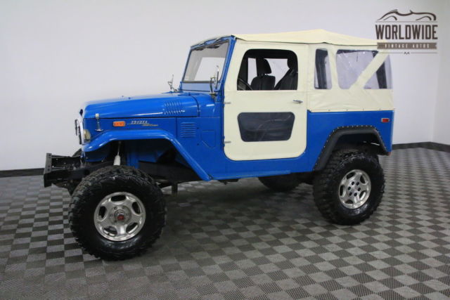1972 Blue Toyota Land Cruiser