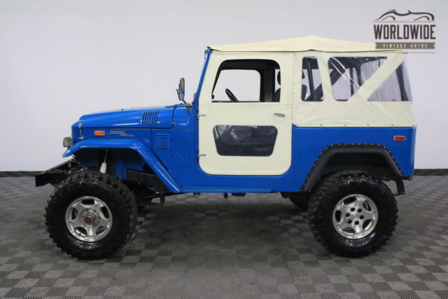 1972 Blue Toyota Land Cruiser