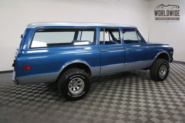 1972 Blue Chevrolet Suburban