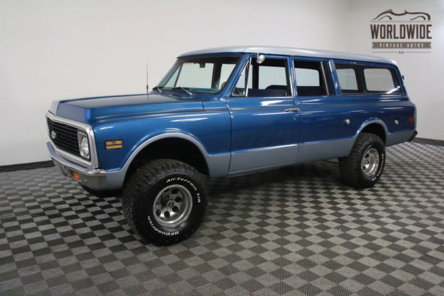 1972 Blue Chevrolet Suburban
