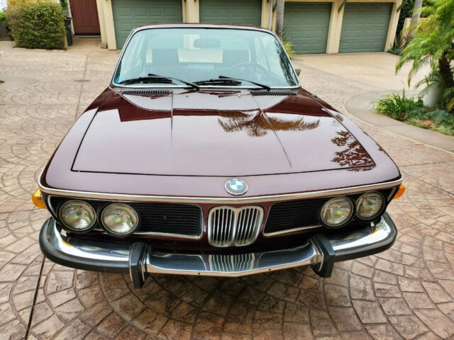 1972 Dark Red BMW 3-Series Coupe