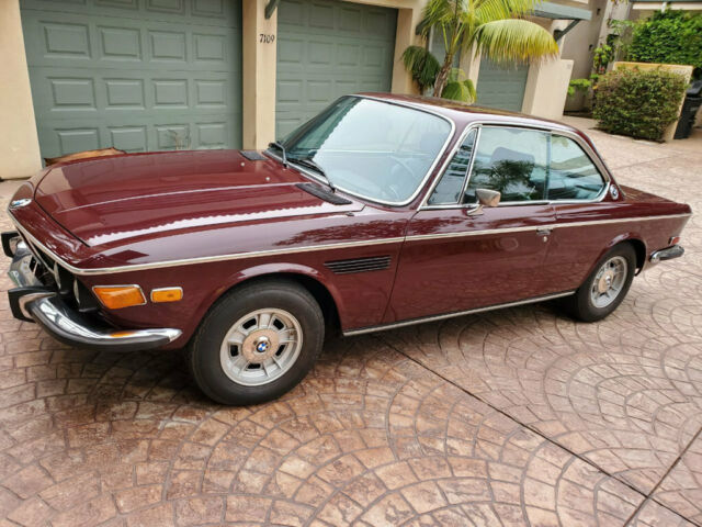 1972 Dark Red BMW 3-Series Coupe