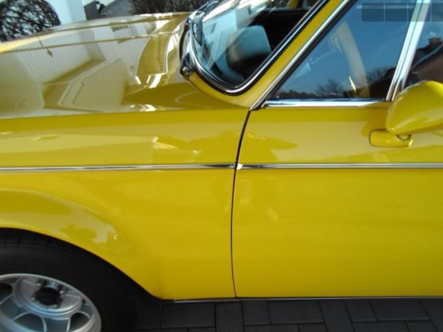 1972 Yellow BMW 2002 TARGA