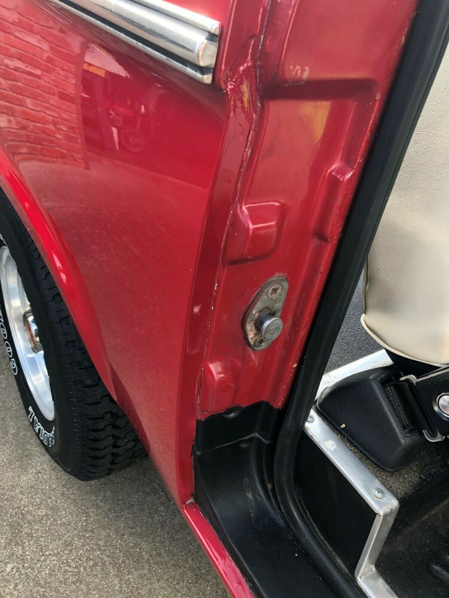 1972 Red Ford Bronco