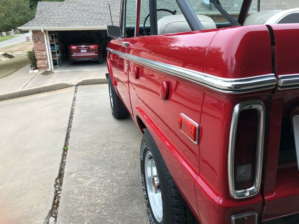 1972 Red Ford Bronco