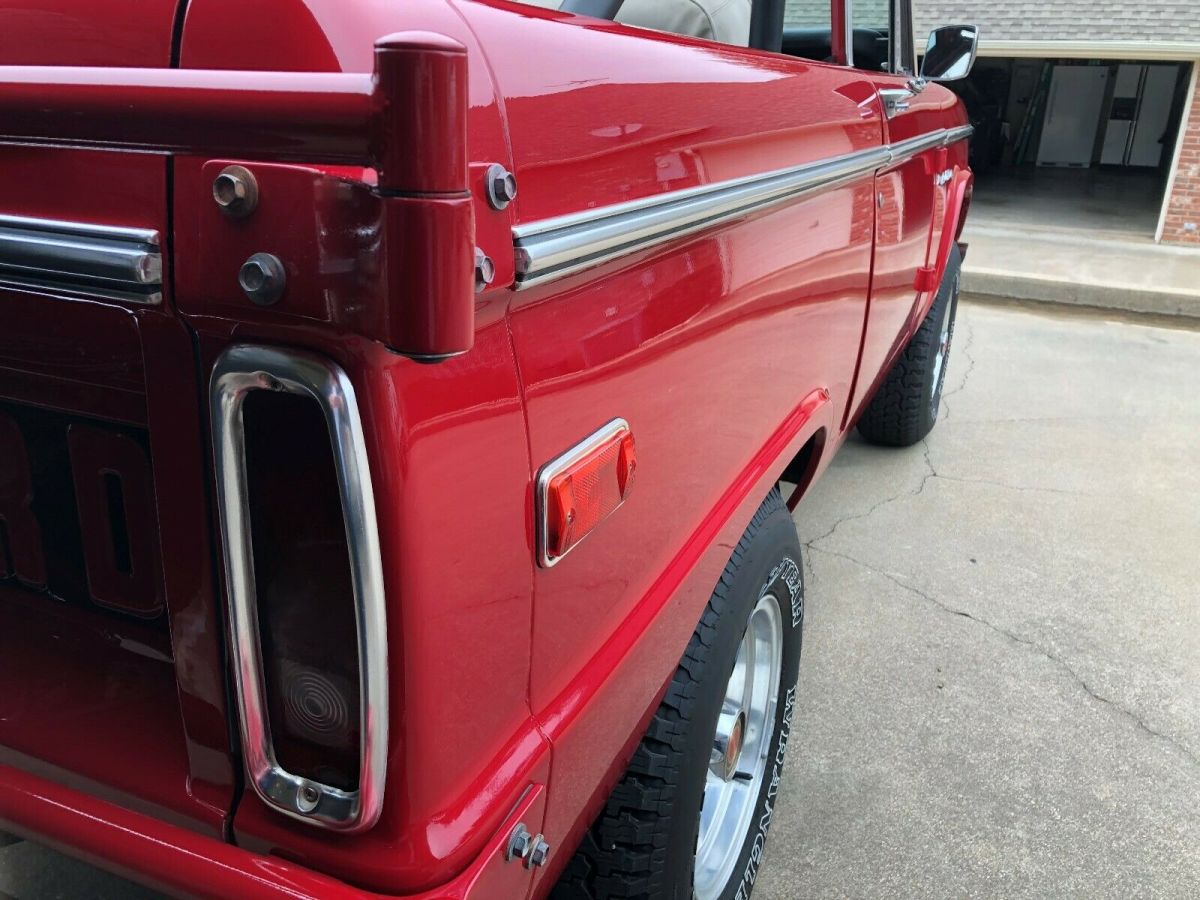 1972 Red Ford Bronco