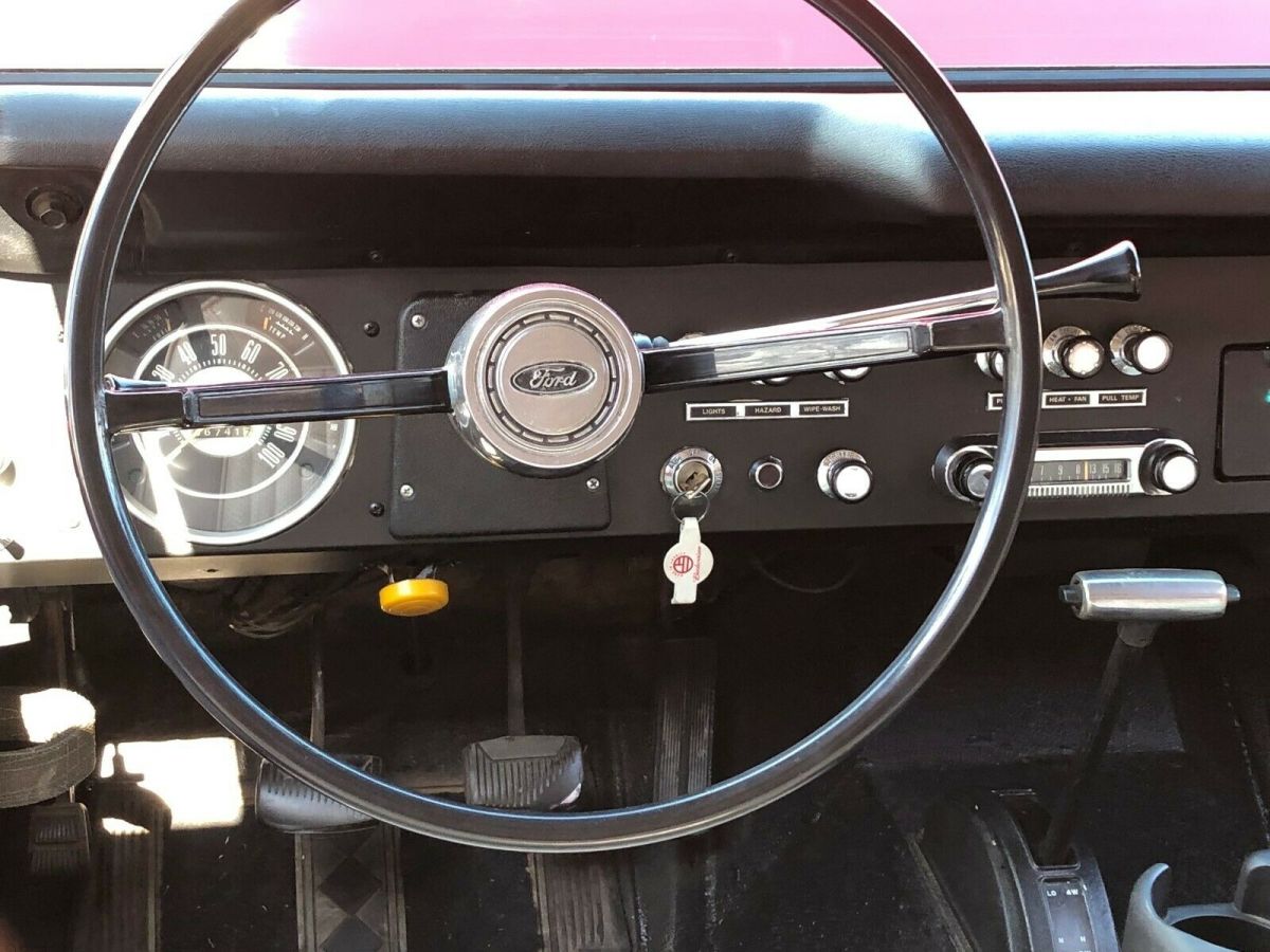 1972 Red Ford Bronco