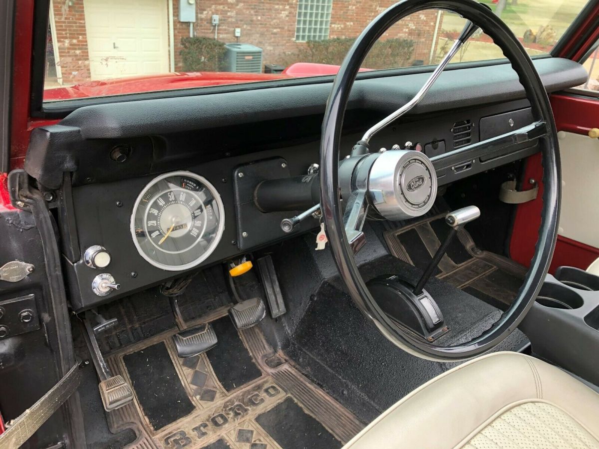 1972 Red Ford Bronco