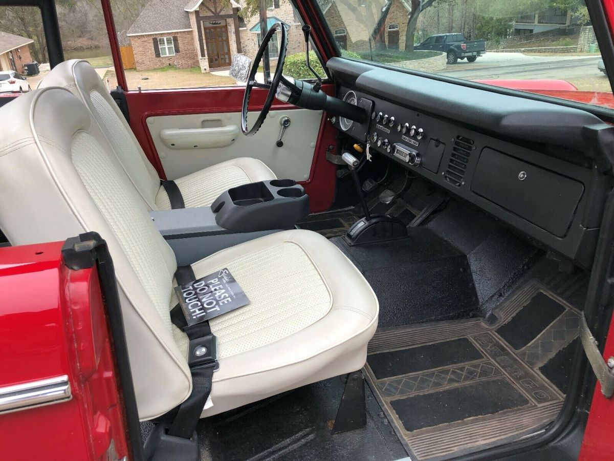 1972 Red Ford Bronco