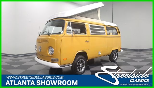 1972 Yellow Volkswagen Westfalia Camper