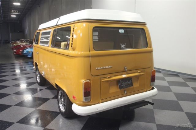 1972 Yellow Volkswagen Westfalia Camper
