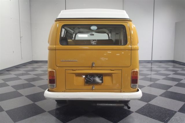 1972 Yellow Volkswagen Westfalia Camper