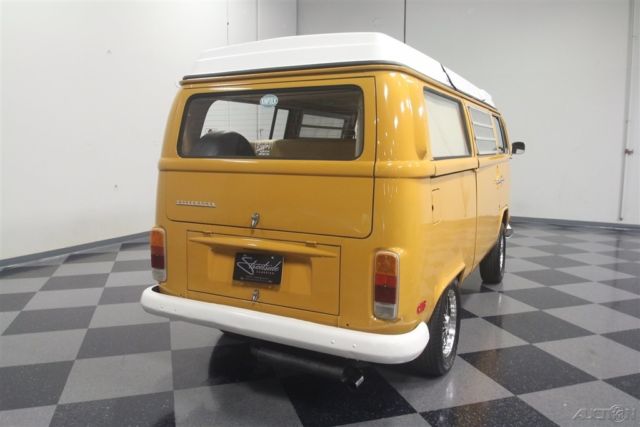 1972 Yellow Volkswagen Westfalia Camper