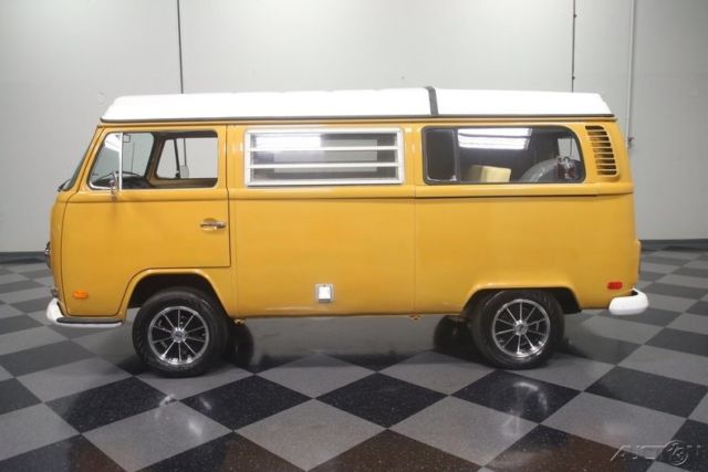 1972 Yellow Volkswagen Westfalia Camper