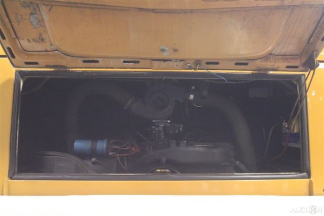 1972 Yellow Volkswagen Westfalia Camper