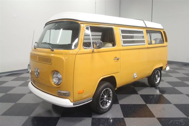 1972 Yellow Volkswagen Westfalia Camper