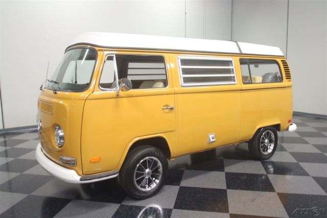 1972 Yellow Volkswagen Westfalia Camper