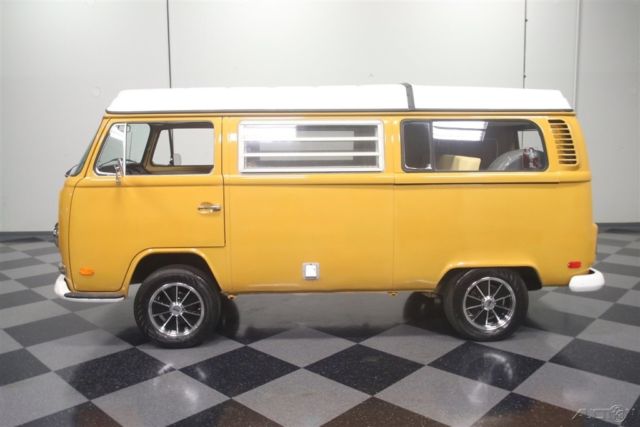 1972 Yellow Volkswagen Westfalia Camper