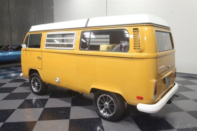 1972 Yellow Volkswagen Westfalia Camper