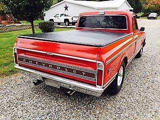 1972 red Chevrolet C-10 Standard Cab Pickup