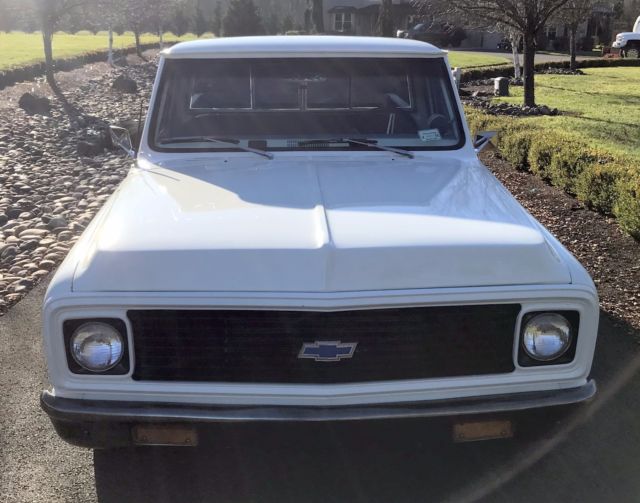 1972 WHITE Chevrolet C-10 Standard Cab Pickup