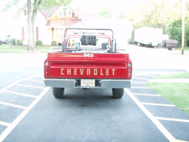 1972 Red Chevrolet Other Pickups Standard Cab Pickup