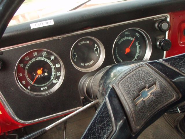 1972 Red Chevrolet Other Pickups Standard Cab Pickup