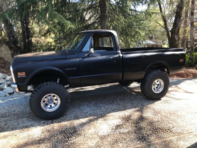 1972 Black Chevrolet C-10 Standard Cab Pickup
