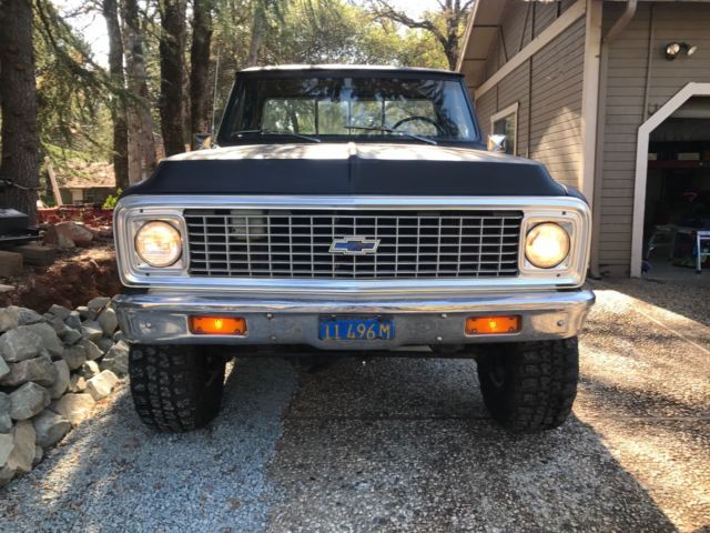 1972 Black Chevrolet C-10 Standard Cab Pickup