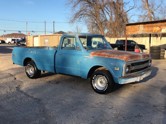 1972 Blue Chevrolet C-10 Pickup