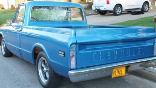 1972 Blue Chevrolet C-10 Standard Cab Pickup
