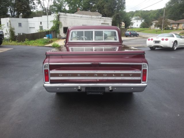 1972 Burgundy Chevrolet C-10 Pickup