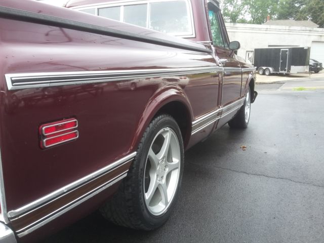 1972 Burgundy Chevrolet C-10 Pickup