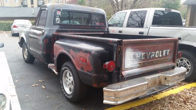 1972 Black Chevrolet C-10 Pickup