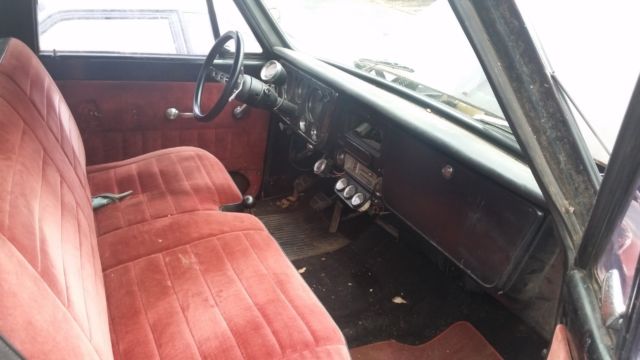 1972 Black Chevrolet C-10 Pickup
