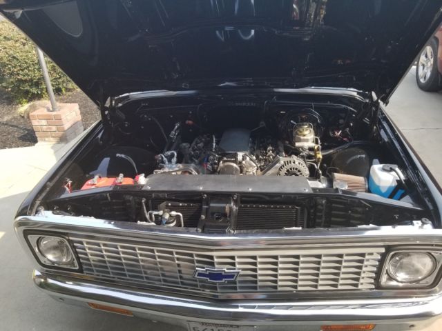 1972 Black Chevrolet C-10 Standard Cab Pickup