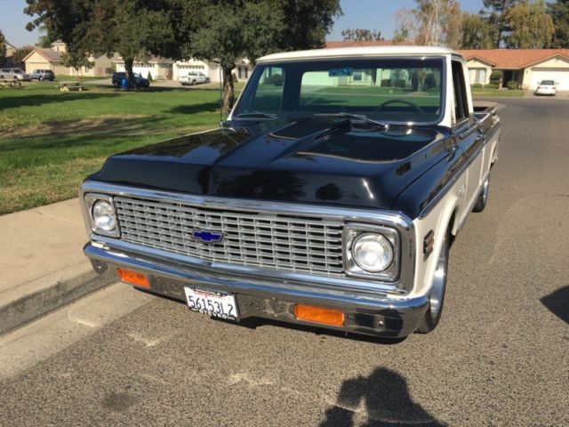 1972 Black Chevrolet C-10 Standard Cab Pickup